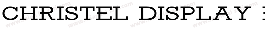 Christel Display Regular字体转换
